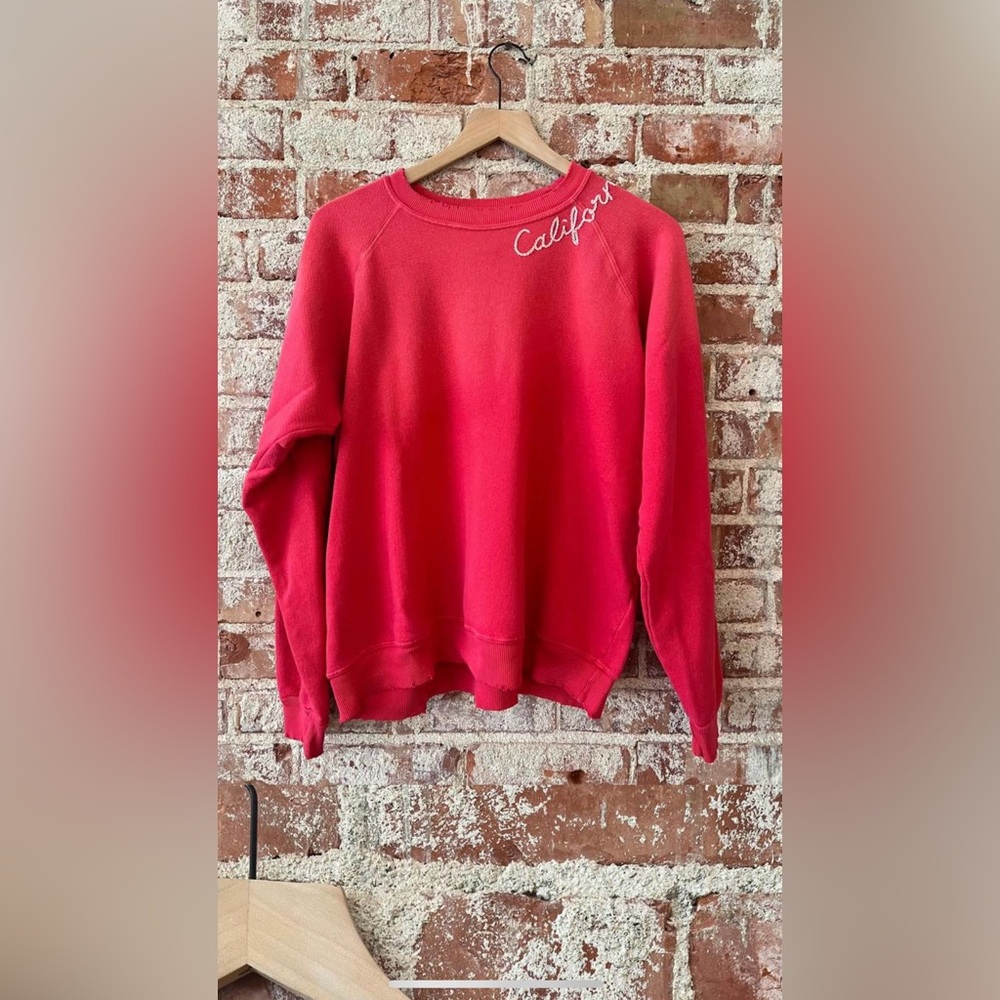 I Stole My Boyfriend’s Shirt Vintage California Sweatshirt- Pink